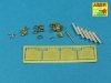 Aber 35L-196 Barrels for British WWI Tank Mk.I Female or 0.303 Vickers gun x 4 8mm Hotchkiss m.1909 x 1 (1:35)